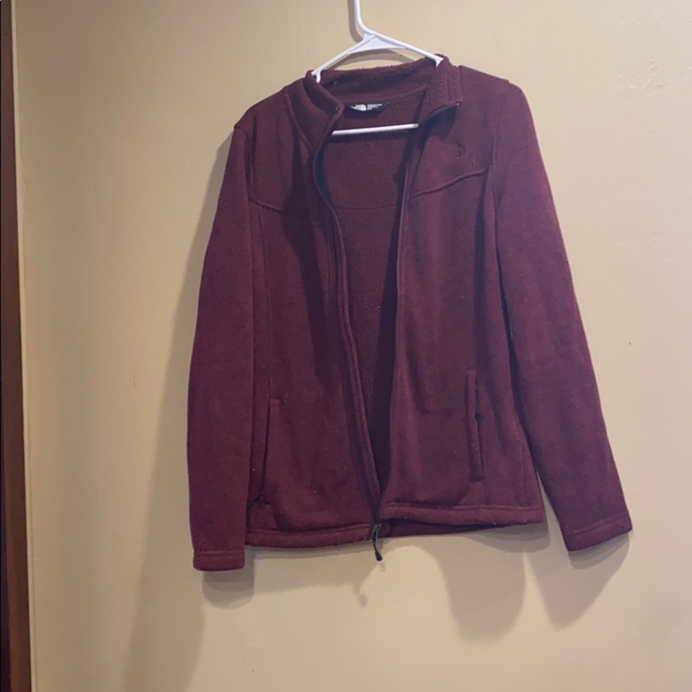 Burgundy Zip up